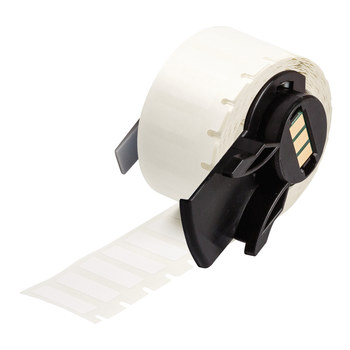 Picture of Brady White Nylon Thermal Transfer PTL-16-499 Die-Cut Thermal Transfer Printer Label Roll (Main product image)