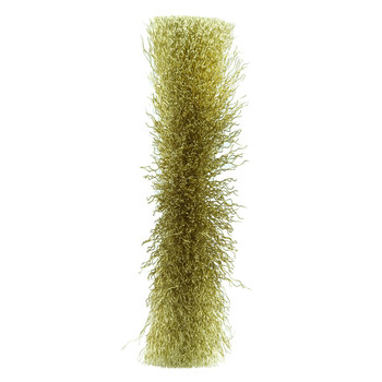 Weiler 01475 Wheel Brush - 6 in Dia - Knotted - Standard Twist Brass Bristle