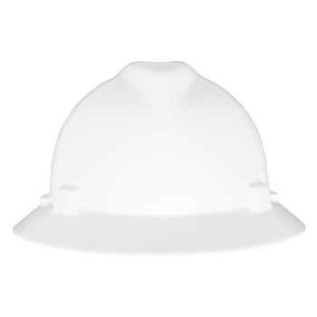 MSA V-Gard Hard Hat 10160923, HDPE, White | RSHughes.com