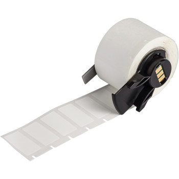 Picture of Brady White Polyester Thermal Transfer PTL-17-422 Die-Cut Thermal Transfer Printer Label Roll (Main product image)
