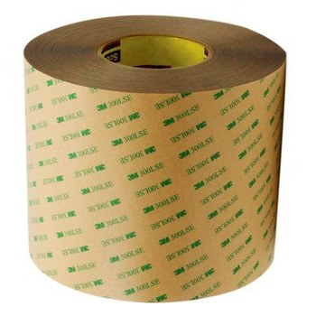 3M 8132LE Clear Transfer Tape - 24 in Width x 36 in Length - 2.3 mil Thick - Polycoated Kraft Paper Liner - 37235