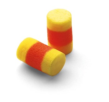 Picture of 3M E-A-R Classic SuperFit 312-4201 Orange/Yellow Medium Foam Disposable Uncorded Cylinder Ear Plugs (Main product image)