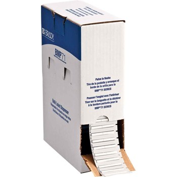 Picture of Brady PermaSleeve White Polyolefin Thermal Transfer BM-094-175-342-2 Heat Shrink Wire & Cable Labels (Main product image)