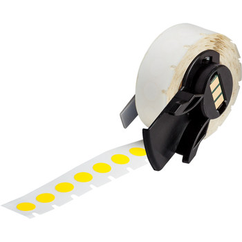 Picture of Brady Yellow Nylon Thermal Transfer PTL-82-499-YL Die-Cut Thermal Transfer Printer Label Roll (Main product image)