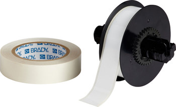 Picture of Brady ToughStripe Gloss White Indoor Polyester Thermal Transfer B30C-1125-483WT-KT Printable Floor Marking Tape with Overlaminate (Main product image)
