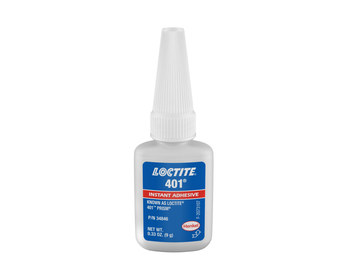 Loctite 401 Surface Insensitive Cyanoacrylate Adhesive 332154, 0.33 oz  Bottle, Clear