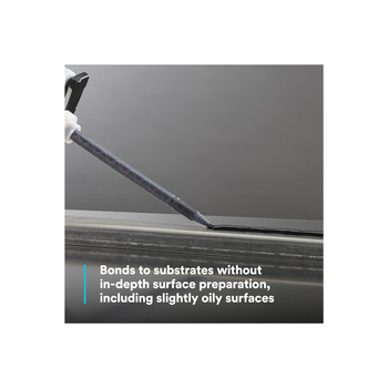 3M Scotch-Weld DP8710NS Black Two-Part Base & Accelerator (B/A) Acrylic Adhesive - 45 ml Duo-Pak - 40865
