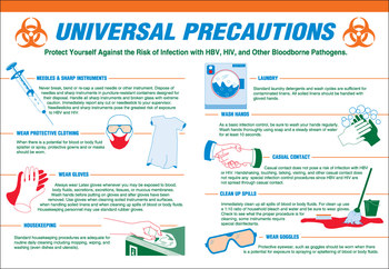 Brady 105621 Bloodborne Pathogens Sign, 29 in x 20 in | RSHughes.com