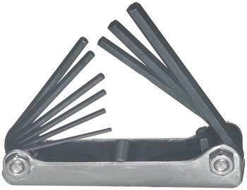 Picture of Williams 1 1/2 in, 1 9/16 in, 1 11/16 in, 1 15/16 in, 2 in, 2 1/4 in, 2 1/2 in, 2 5/8 in, 2 7/8 in Hex Key Set JHWWS-46 (Main product image)