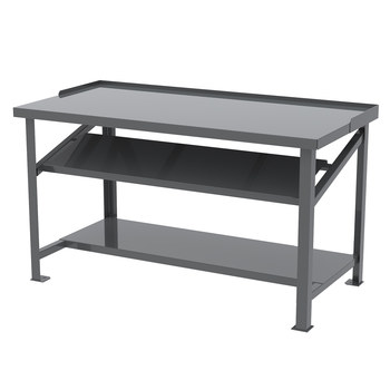 Picture of Akro-Mils RHWB3060GF RHWB Fixed Gray Powder Coated 11 ga Fixed Height Work Bench (Main product image)