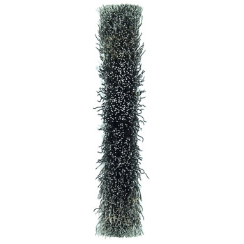 Weiler 01502 Wheel Brush - 4-1/4 in Dia - Crimped Steel Bristle