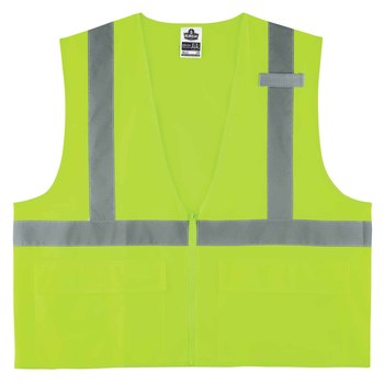 Ergodyne Glowear High-Visibility Vest 8225Z 21165 - Size Large/XL - High-Visibility Lime