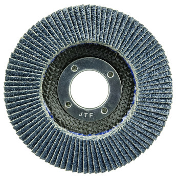 Weiler Tiger Paw Type 29/Angled Flap Disc 51061 - Alumina Zirconia - 4 1/2 in - 40 - Coarse