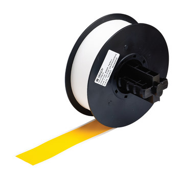 Picture of Brady Yellow Indoor / Outdoor Vinyl Thermal Transfer 113194 Continuous Thermal Transfer Printer Label Roll (Main product image)