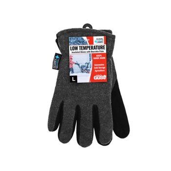 Global Glove 3300DSIN XL Split Deerskin Cold Condition Glove - Wing Thumb - Fleece Insulation - 3300DSIN/XL