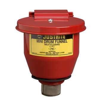 Picture of Justrite Red Steel Funnel (Main product image)