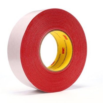 3M 9741R Red Bonding Tape - 48 mm Width x 55 m Length - 6.5 mil Thick - Glassine Paper Liner - 07359