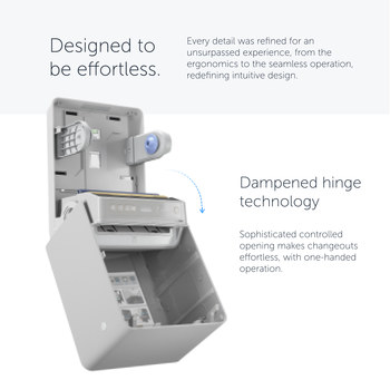 Kimberly-Clark Professional ICON 54254 Automatic Roll Towel Dispenser - Motion Sensor - Grey