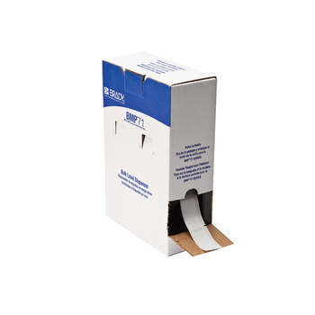 Picture of Brady Silver Polyester Thermal Transfer BM71-20-428 Die-Cut Thermal Transfer Printer Label Roll (Main product image)