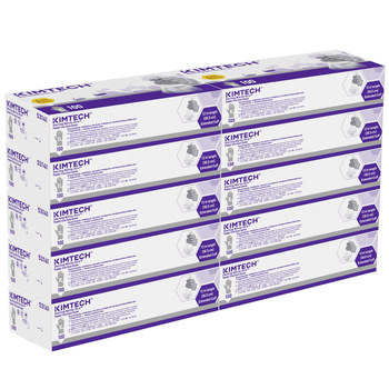 Ansell Kimtech Gray XL Disposable Gloves - Medical Exam Grade - 12 in Length - Rough Finish - 3.5 mil Thick - 53141