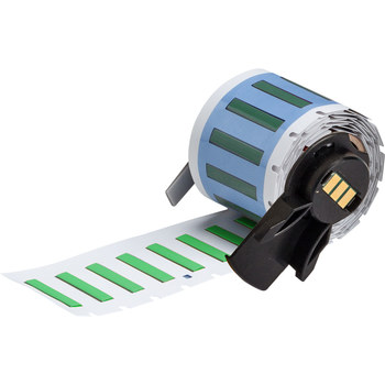 Picture of Brady PermaSleeve Green Polyolefin Thermal Transfer M6-094-1-342-GR Heat Shrink Wire & Cable Labels (Main product image)