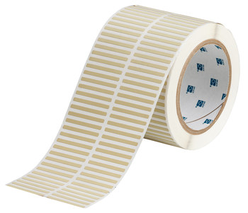 Picture of Brady Orange Polyimide Thermal Transfer THT-28-426-10 Die-Cut Thermal Transfer Printer Label Roll (Main product image)