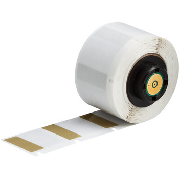 Picture of Brady Brown / Clear Self-Extinguishing, Self-Laminating Vinyl Thermal Transfer PTL-19-427-BR Die-Cut Thermal Transfer Printer Label Roll (Main product image)