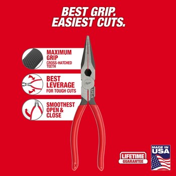 Milwaukee MT505 Pliers - Steel - 8 in - 59545