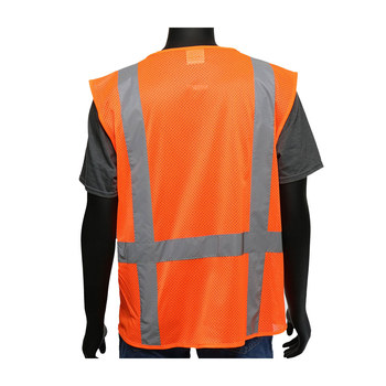 West Chester Viz-Up High-Visibility Vest 47218/L - Size Large - Orange - 50573