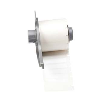 Picture of Brady White Polyester Thermal Transfer M71-45-422 Die-Cut Thermal Transfer Printer Label Roll (Main product image)