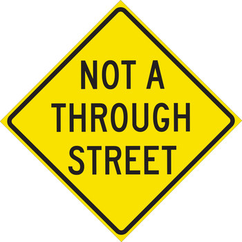 Picture of Brady B-959 Aluminum Rectangle Yellow English Stop Signs, Traffic Control Signs & Banners Sign part number 115536 (Main product image)