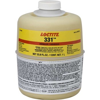 Loctite 331 Off-White One-Part Acrylic Adhesive, 1 L Bottle