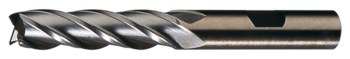 Cleveland - 7/16 in Dia. M42 High-Speed Steel - 8% Cobalt End Mill - 4 Flute - 4 1/2 in Length - C32696
