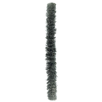Weiler 09809 Wheel Brush - 14 in Dia - Knotted - Standard Twist Steel Bristle