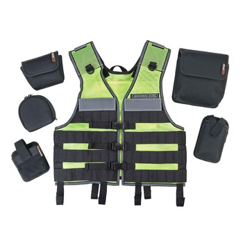 Picture of Ergodyne Molle 5590 Lime Universal Work Vest (Main product image)