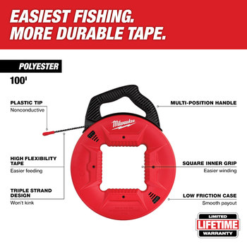 Milwaukee Fish Tape - 48-22-4165