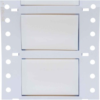 Brady PermaSleeve 3PS-750-2-WT-J Die-Cut Printer Sleeve - 2 in x 1.25 in - Polyolefin - White - B-342 - 90831