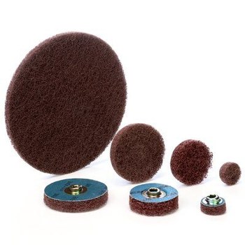 Standard Abrasives HS 864006 A/O Aluminum Oxide AO Buff & Blend Disc - 16 in Diameter - 1 1/4 in Center Hole - 35996