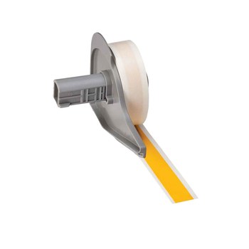 Picture of Brady M710 Yellow Outdoor Vinyl Thermal Transfer M7C-500-581-YL Repositionable Label Tape (Main product image)