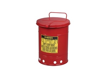 Picture of Justrite Red Steel Leak-Proof 14 gal Safety Can (Main product image)