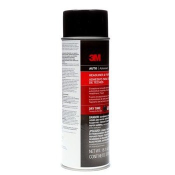 3M 38808 Spray Adhesive Clear Liquid 18.1 oz Aerosol Can - 38808 - 18.1 oz  Net Weight