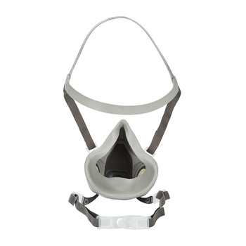 3M 6000 Series 6200 Gray Medium Thermoplastic Elastomer Half Mask Facepiece Respirator