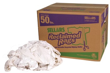 Picture of Sellars 99216 White Reclaimed Rags (Main product image)