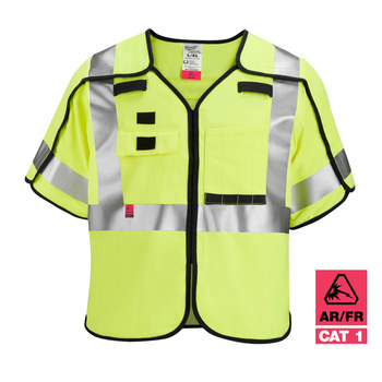 Milwaukee WESTEX High-Visibility Vest 48-73-5332 - Size Large/XL - Yellow - 60456