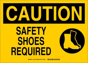 Picture of Brady B-120 Fiberglass Reinforced Polyester Rectangle Yellow English PPE Sign part number 131919 (Main product image)