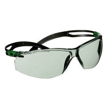 Picture of 3M SecureFit 500 SF517AF-GRN Shade 1.7 IR Black Universal Polycarbonate Welding Safety Glasses (Main product image)