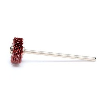 3M Scotch-Brite Ceramic RB-ZB Radial Bristle Brush - Very Fine Grade - 1/16 in Center Hole - 9/16 in Outside Diameter - 27615