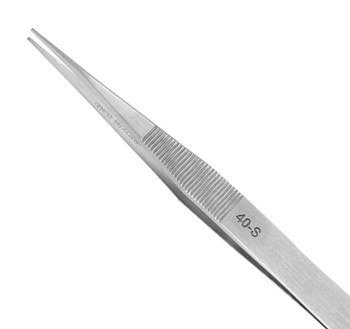 Picture of Excelta Three Star 4 1/4 in Utility Tweezers 40-S (Main product image)