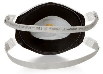 3M 8212 Standard N95 Welding Respirator - 4-Point Suspension - 051138-54141