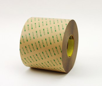 3M 9471LE Clear Transfer Tape - 24 in Width x 180 yd Length - 2.3 mil Thick - Polycoated Kraft Paper Liner - 31944